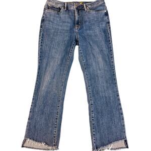 Seven7 jeans womens size 8 bootcut regular fit mid rise blue light wash stretch